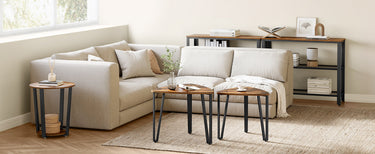 Vasagle Coffee Table Nesting Table Set - 2pc